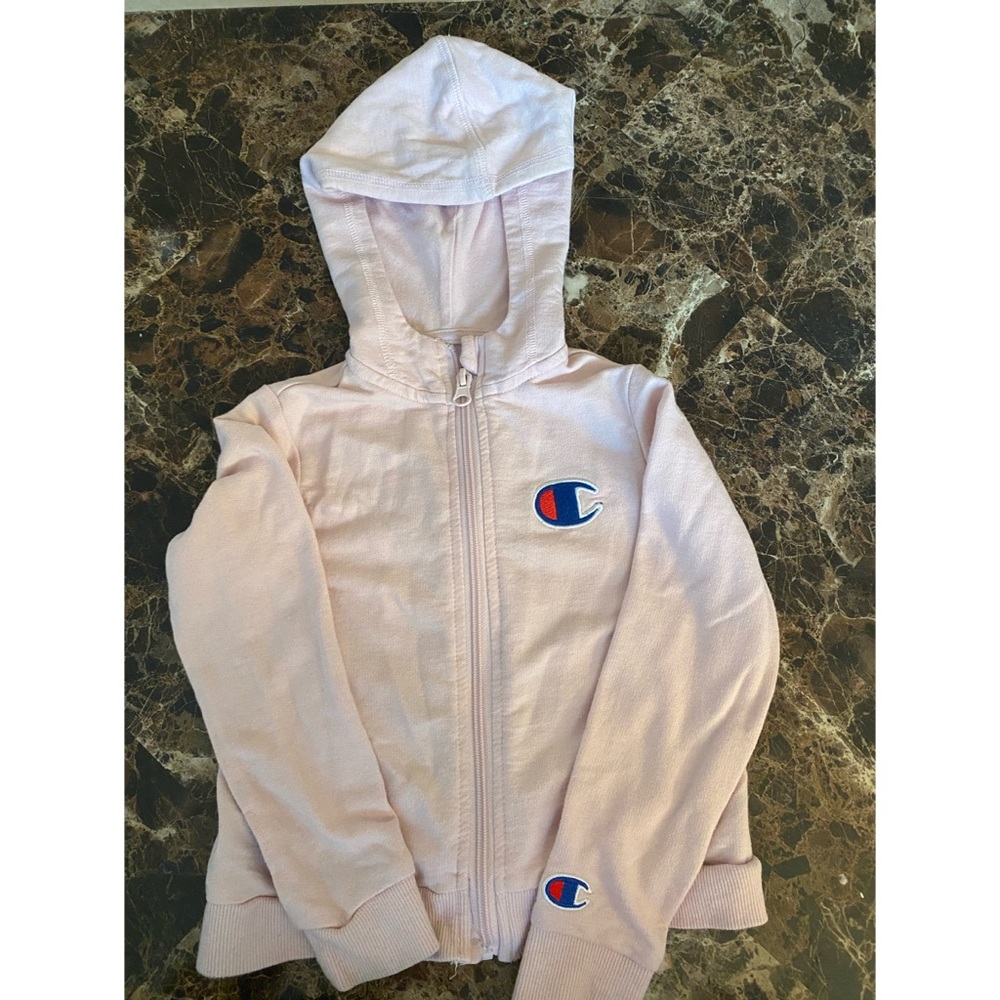 Toddler Pink Champion Zip Hoodie